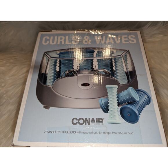 Conair Curls & waves Instant Heat 20 Multi-Size - BLUE - Picture 5 of 6